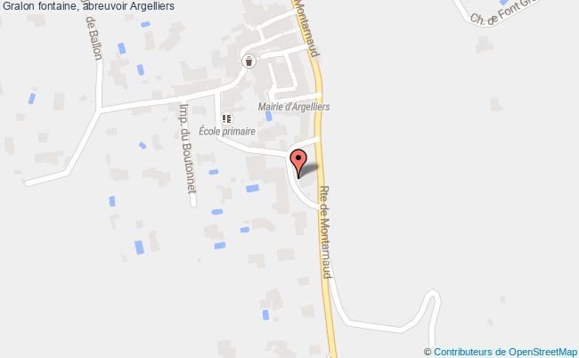 Fontaine, Abreuvoir  Argelliers