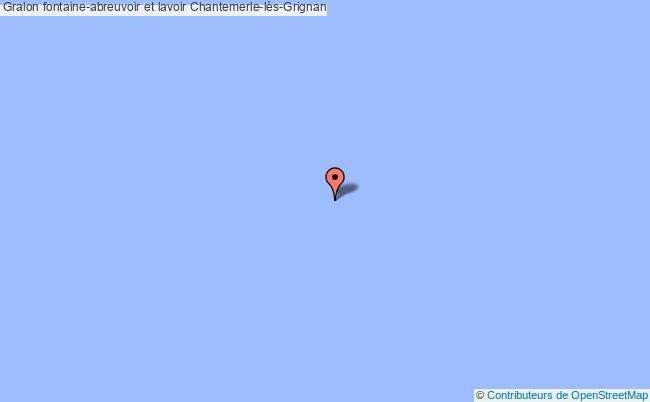 Fontaine-abreuvoir Et Lavoir  Chantemerle-lès-grignan