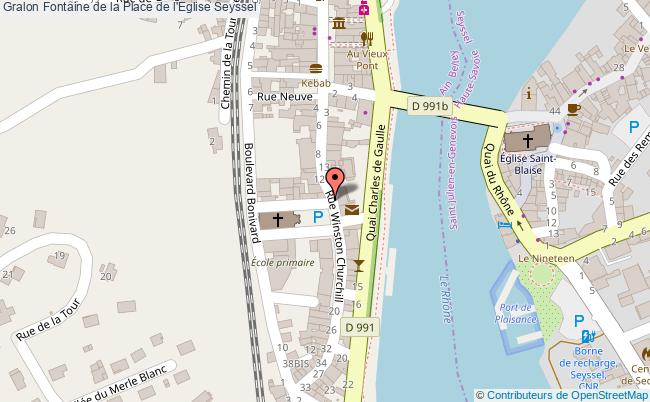 Fontaine De La Place De L'eglise  Seyssel