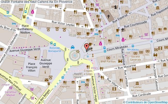 Fontaine Des Neuf Canons  Aix En Provence