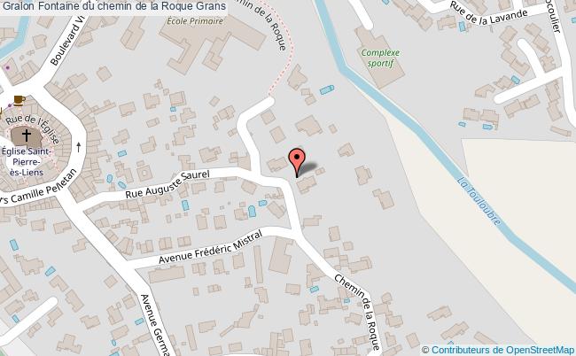 Fontaine Du Chemin De La Roque  Grans