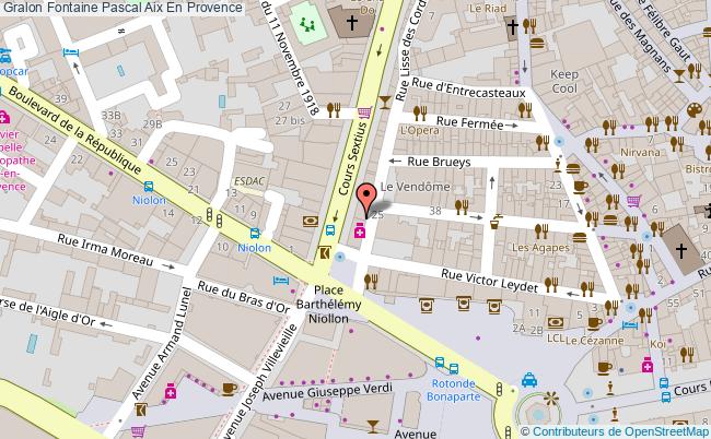 Fontaine Pascal  Aix En Provence