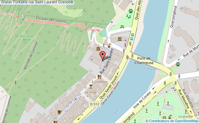 Fontaine Rue Saint Laurent  Grenoble