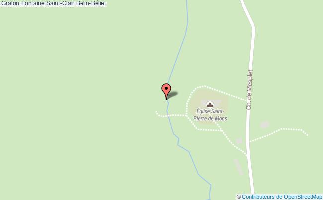 Fontaine Saint-clair  Belin-béliet