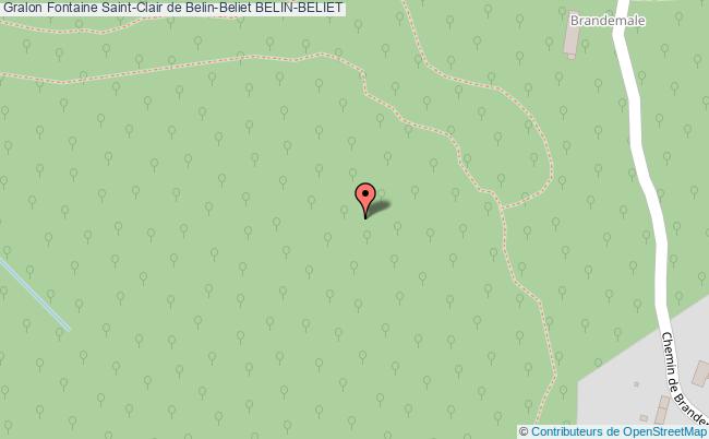 Fontaine Saint-clair De Belin-beliet  Belin-béliet