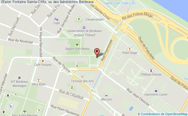 Fontaine Sainte-croix, Ou Des Bénédictins  Bordeaux