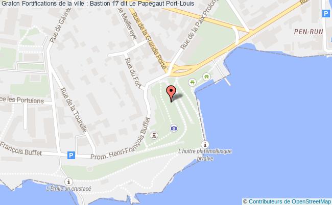 Fortifications De La Ville : Bastion 17 Dit Le Papegaut  Port-louis