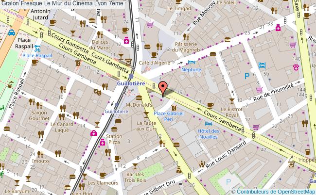 Fresque Le Mur Du Cinéma  Lyon