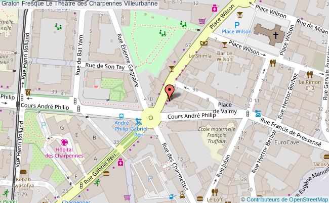 Fresque Le Théâtre Des Charpennes  Villeurbanne