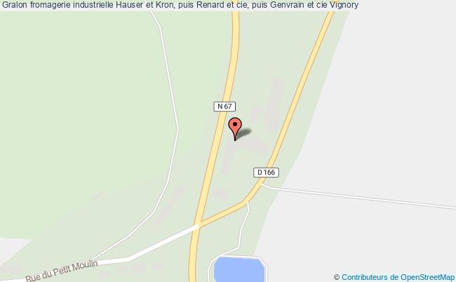 Fromagerie Industrielle Hauser Et Kron, Puis Renard Et Cie, Puis Genvrain Et Cie  Vignory