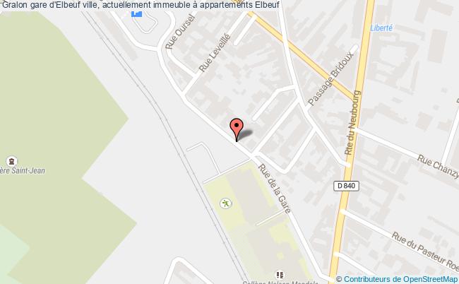 Gare D'elbeuf Ville, Actuellement Immeuble à Appartements 