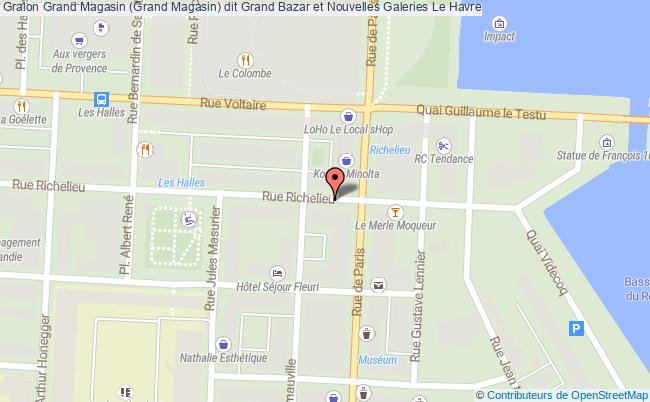 Grand Magasin (grand Magasin) Dit Grand Bazar Et Nouvelles Galeries  Le Havre