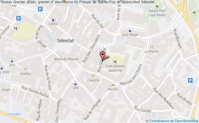 Grenier Public, Grenier D' Abondance Du Prieuré De Sainte-foy Dit Moenchhof  Sélestat