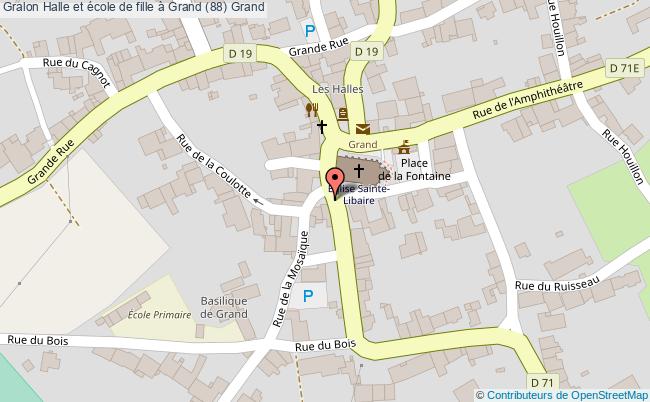 Halle Et école De Fille à Grand (88) 