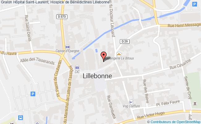 Hôpital Saint-laurent, Hospice De Bénédictines  Lillebonne