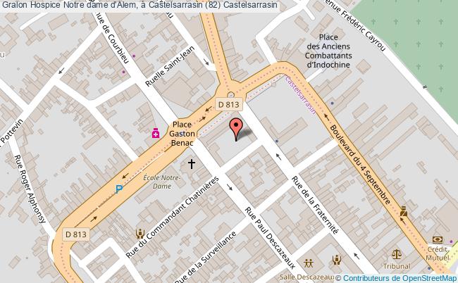 Hospice Notre Dame D'alem, à Castelsarrasin (82) 