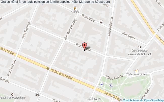 Hôtel Brion, Puis Pension De Famille Appelée Hôtel Marguerite  Strasbourg