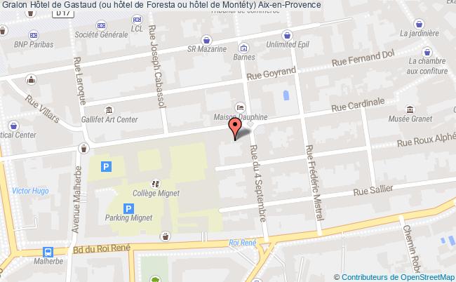 Hôtel De Gastaud (ou Hôtel De Foresta Ou Hôtel De Montéty)  Aix En Provence