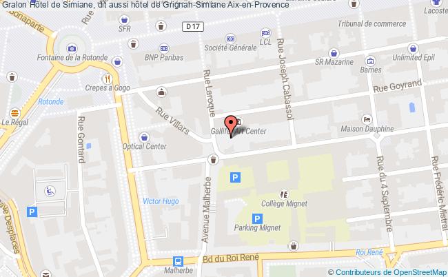 Hôtel De Simiane, Dit Aussi Hôtel De Grignan-simiane  Aix En Provence