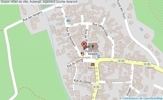 Hôtel De Ville, Auberge, Logement Ouvrier  Boersch