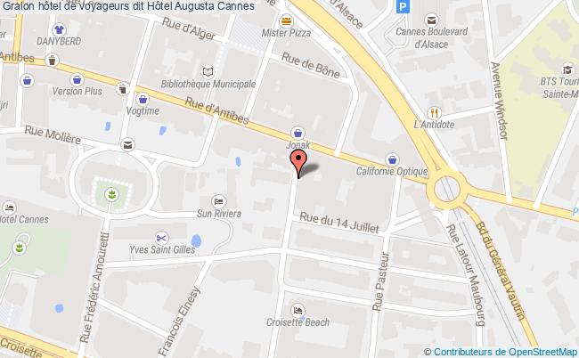 Hôtel De Voyageurs Dit Hôtel Augusta  Cannes