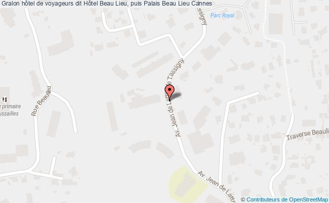 Hôtel De Voyageurs Dit Hôtel Beau Lieu, Puis Palais Beau Lieu  Cannes