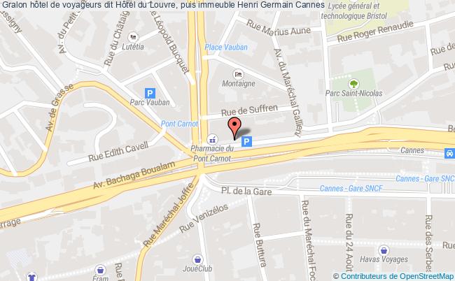 Hôtel De Voyageurs Dit Hôtel Du Louvre, Puis Immeuble Henri Germain  Cannes