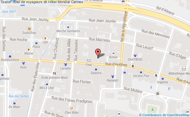 Hôtel De Voyageurs Dit Hôtel Mondial  Cannes