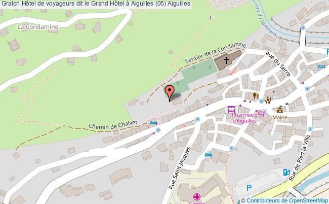 Hôtel De Voyageurs Dit Le Grand Hôtel à Aiguilles (05) 