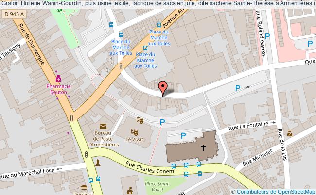 Huilerie Wanin-gourdin, Puis Usine Textile, Fabrique De Sacs En Jute, Dite Sacherie Sainte-thérèse à Armentières (59) 