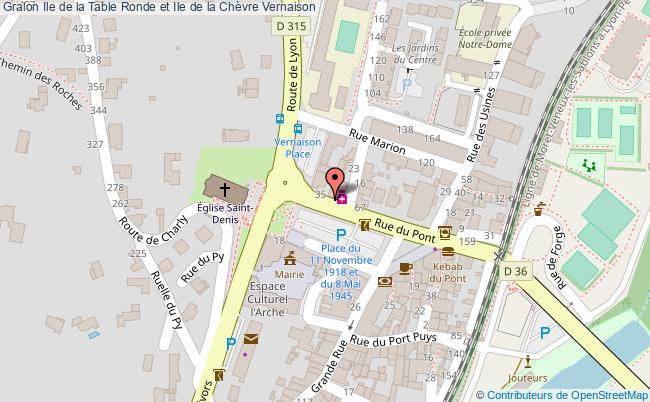 Ile De La Table Ronde Et Ile De La Chèvre  Vernaison