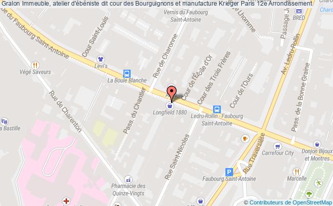 Immeuble, Atelier D'ébéniste Dit Cour Des Bourguignons Et Manufacture Krieger  Paris