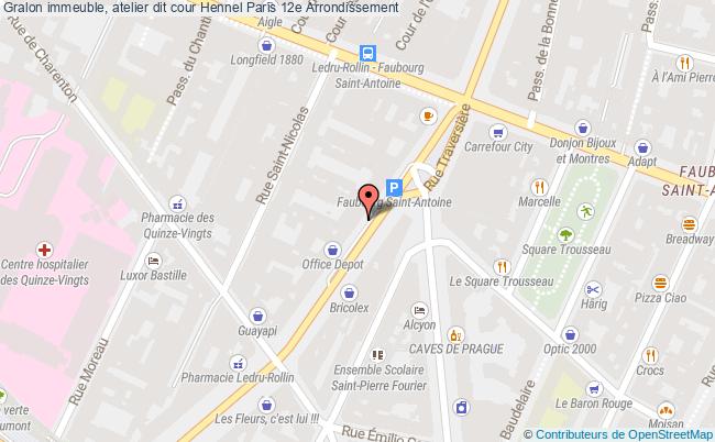 Immeuble, Atelier Dit Cour Hennel  Paris