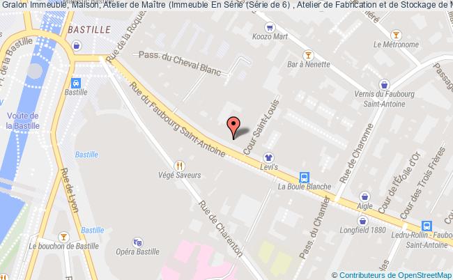 Immeuble, Maison, Atelier De Maître (immeuble En Série (série De 6) , Atelier De Fabrication Et De Stockage De Meubles)  Paris