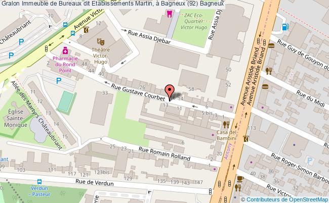 Immeuble De Bureaux Dit Etablissements Martin, à Bagneux (92) 