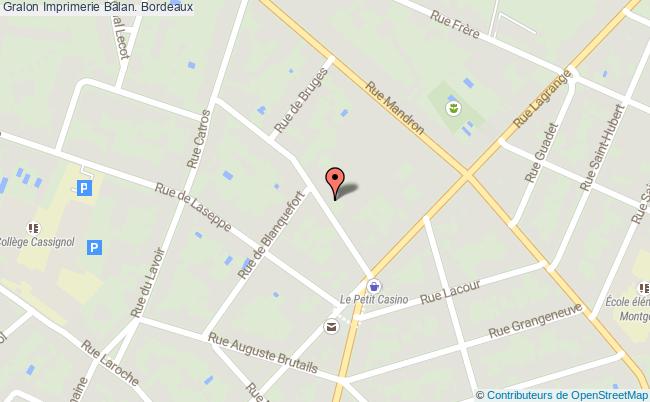 Imprimerie Balan.  Bordeaux