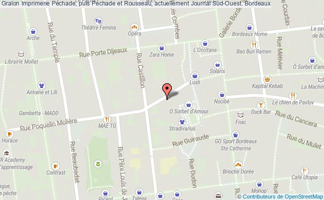 Imprimerie Péchade, Puis Péchade Et Rousseau, Actuellement Journal Sud-ouest.  Bordeaux