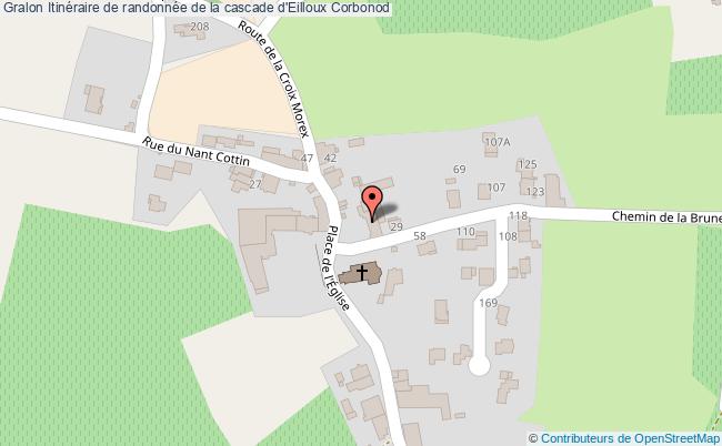 Itinéraire De Randonnée De La Cascade D'eilloux  Corbonod