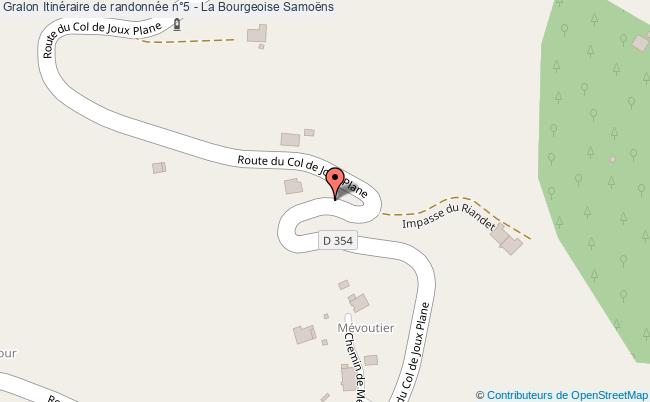 Itinéraire De Randonnée N°5 - La Bourgeoise  Samoëns