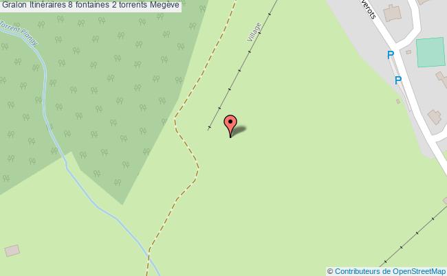 Itinéraires 8 Fontaines 2 Torrents  Megève