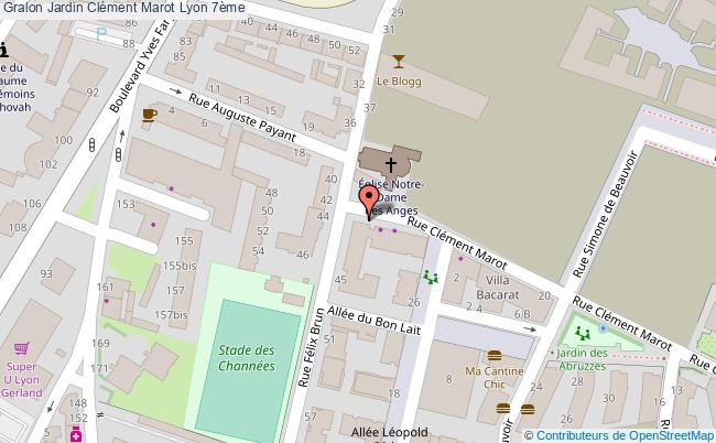 Jardin Clément Marot  Lyon