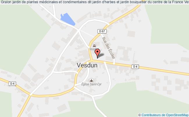 Jardin De Plantes Médicinales Et Condimentaires Dit Jardin D'herbes Et Jardin Bouquetier Du Centre De La France  Vesdun