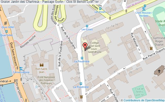 Jardin Des Chartreux - Passage Gonin - Clos St Benoît  Lyon