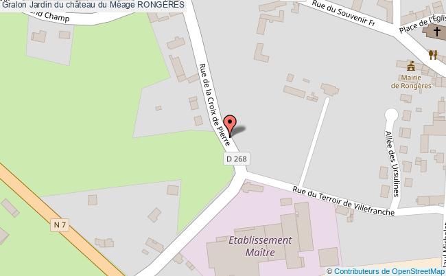 Jardin Du Château Du Méage  Rongères