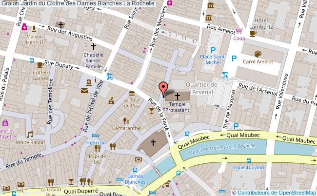 Jardin Du Cloître Des Dames Blanches  La Rochelle