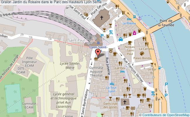 Jardin Du Rosaire Dans Le Parc Des Hauteurs  Lyon