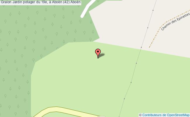 Jardin Potager Du 19e, à Aboën (42) 