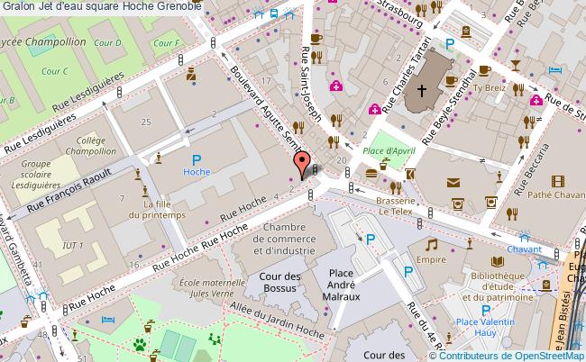 Jet D'eau Square Hoche  Grenoble