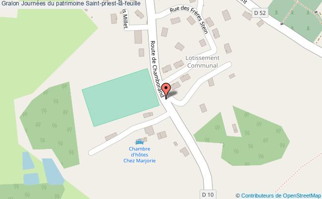 Journées Du Patrimoine  Saint-priest-la-feuille