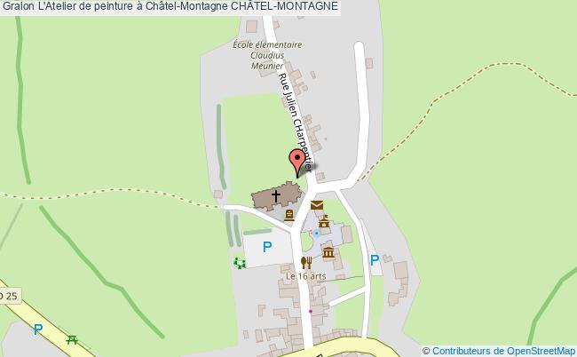 L'atelier De Peinture à Châtel-montagne 